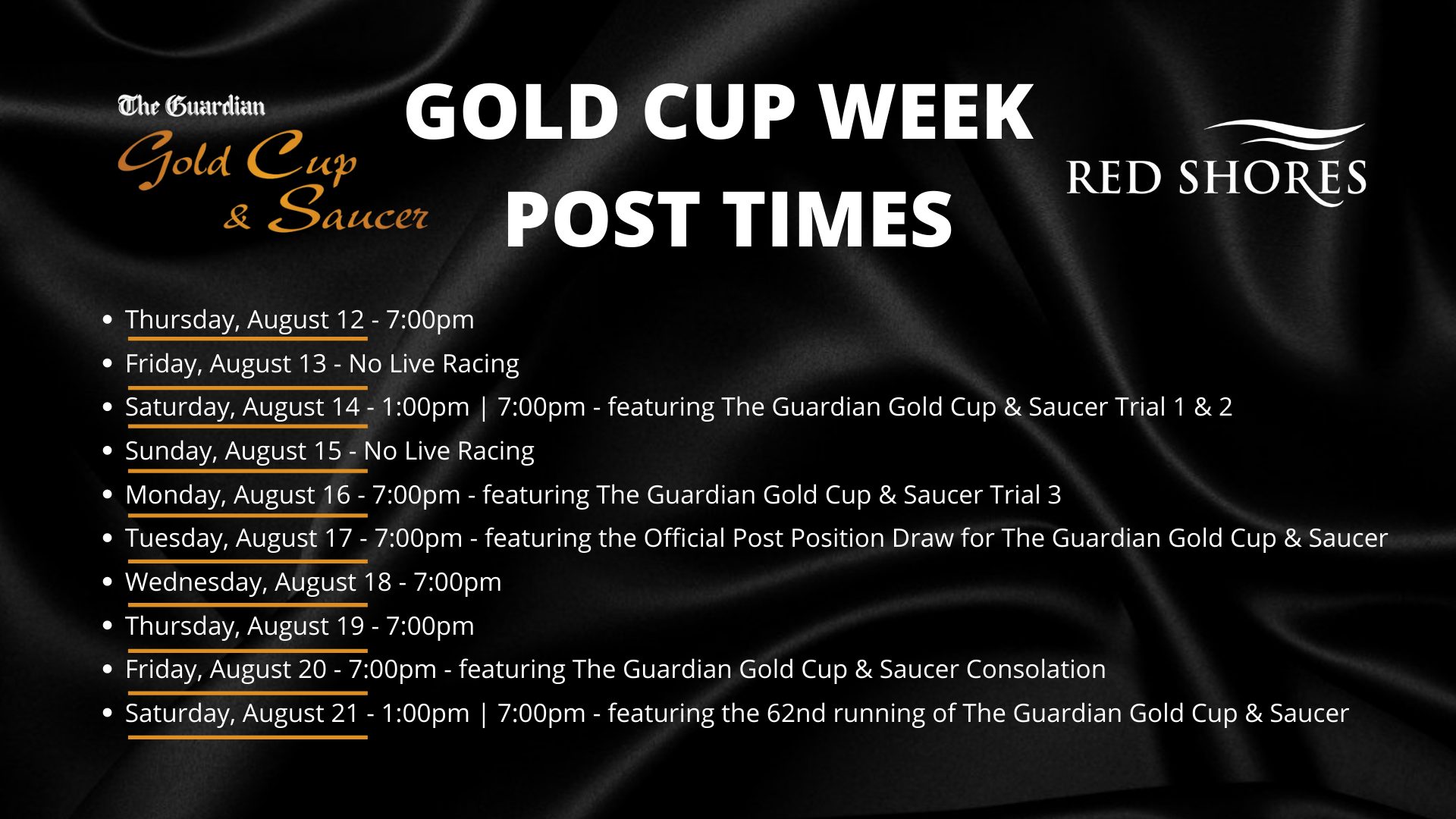 Gold Cup Week Post Times (2)